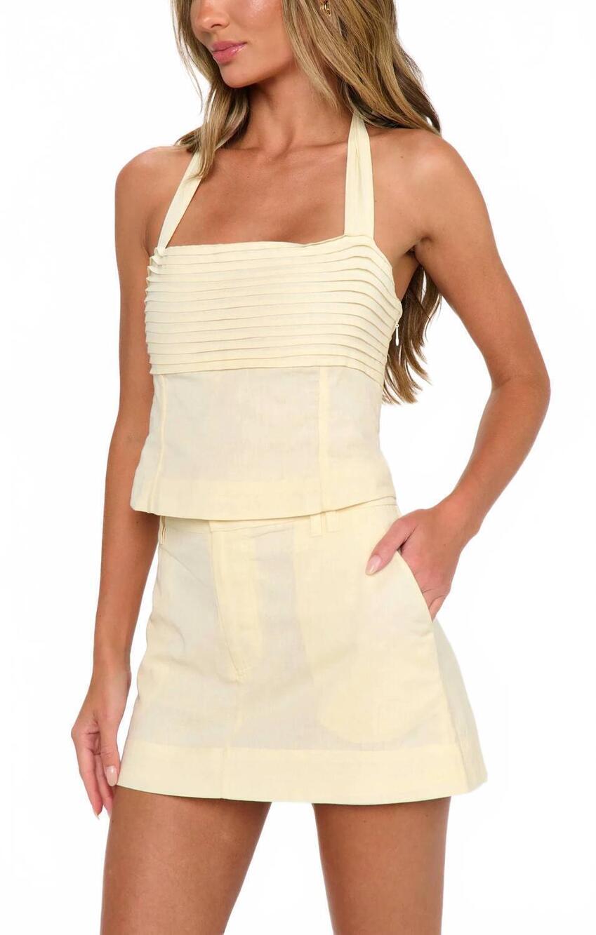 NEW SHOW ME YOUR MUMU hayden skort in buttercream